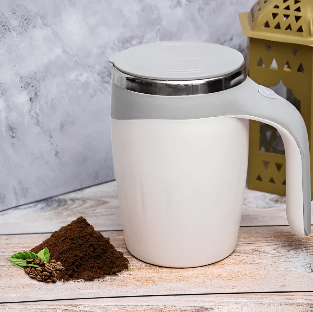 Coffee Automatic Self Stirring Magnetic Mug Stainless Steel Thermal Cup 380 Ml / XY-221_0