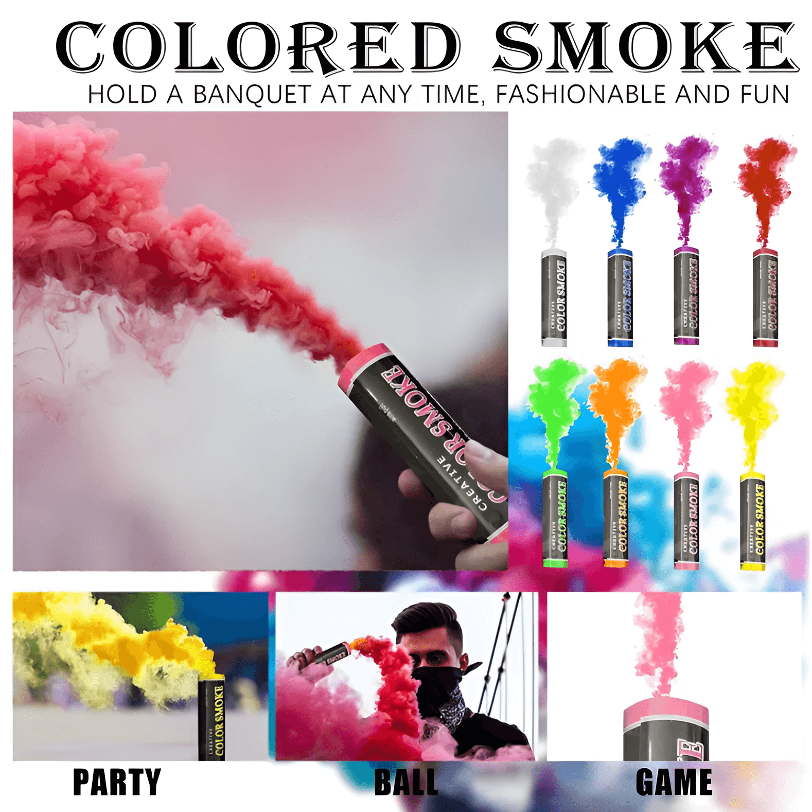 Colorful Smoke Effect Part_1