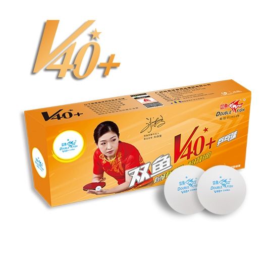 Premium Double Fish V40+ 1 Star Table Tennis Ball_0