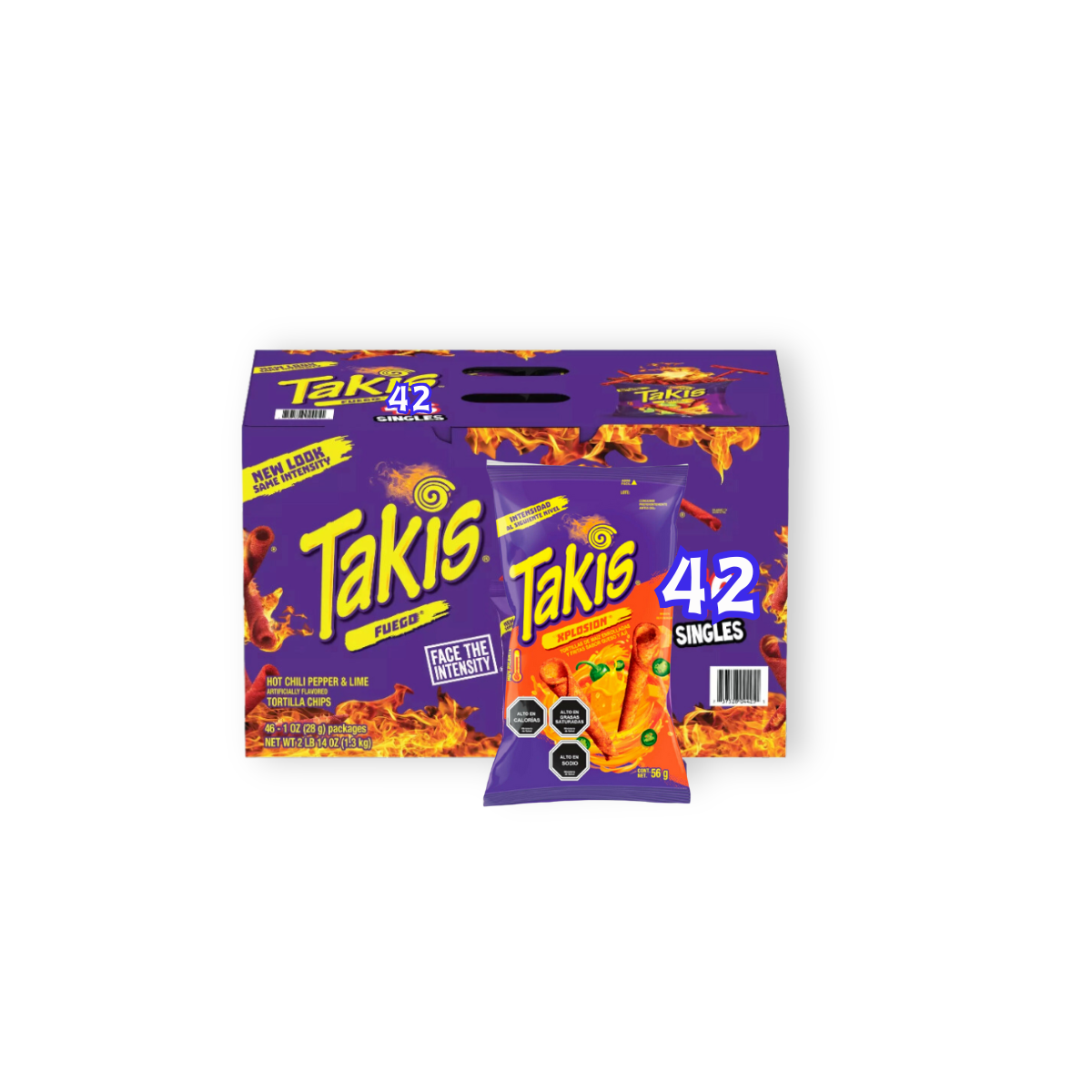 Takis Xplosion 56g x 42u_1