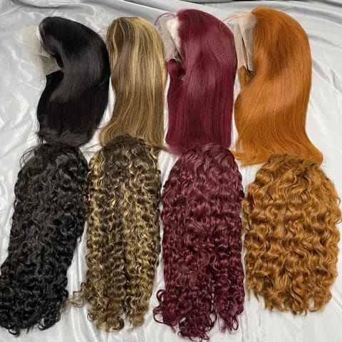 human hair  transparent frontal lace_1