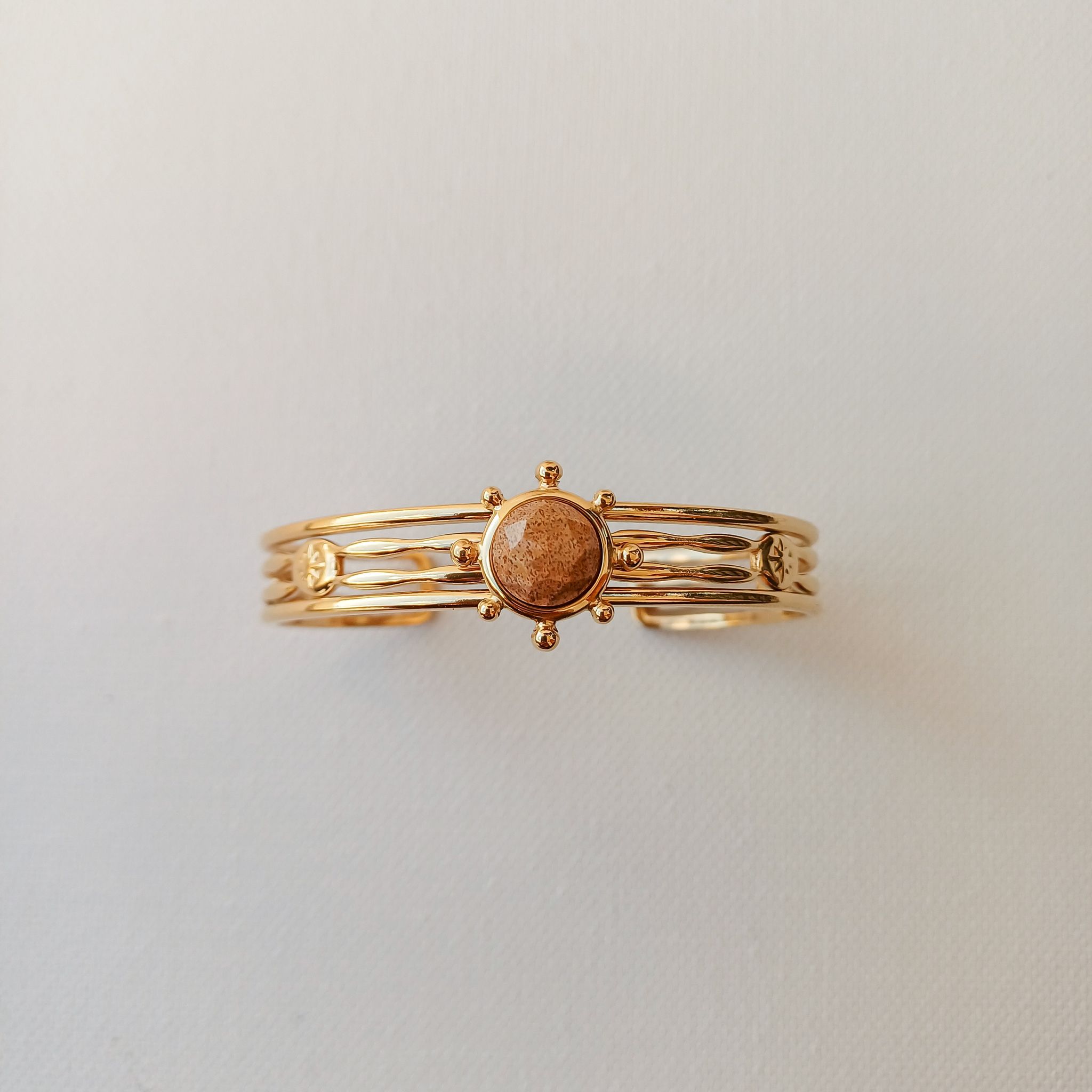 Brown Stone Bangle_0