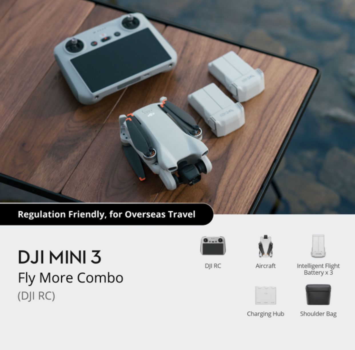 DJI MINI 3 (DJI RC) FLY MORE COMBO_1