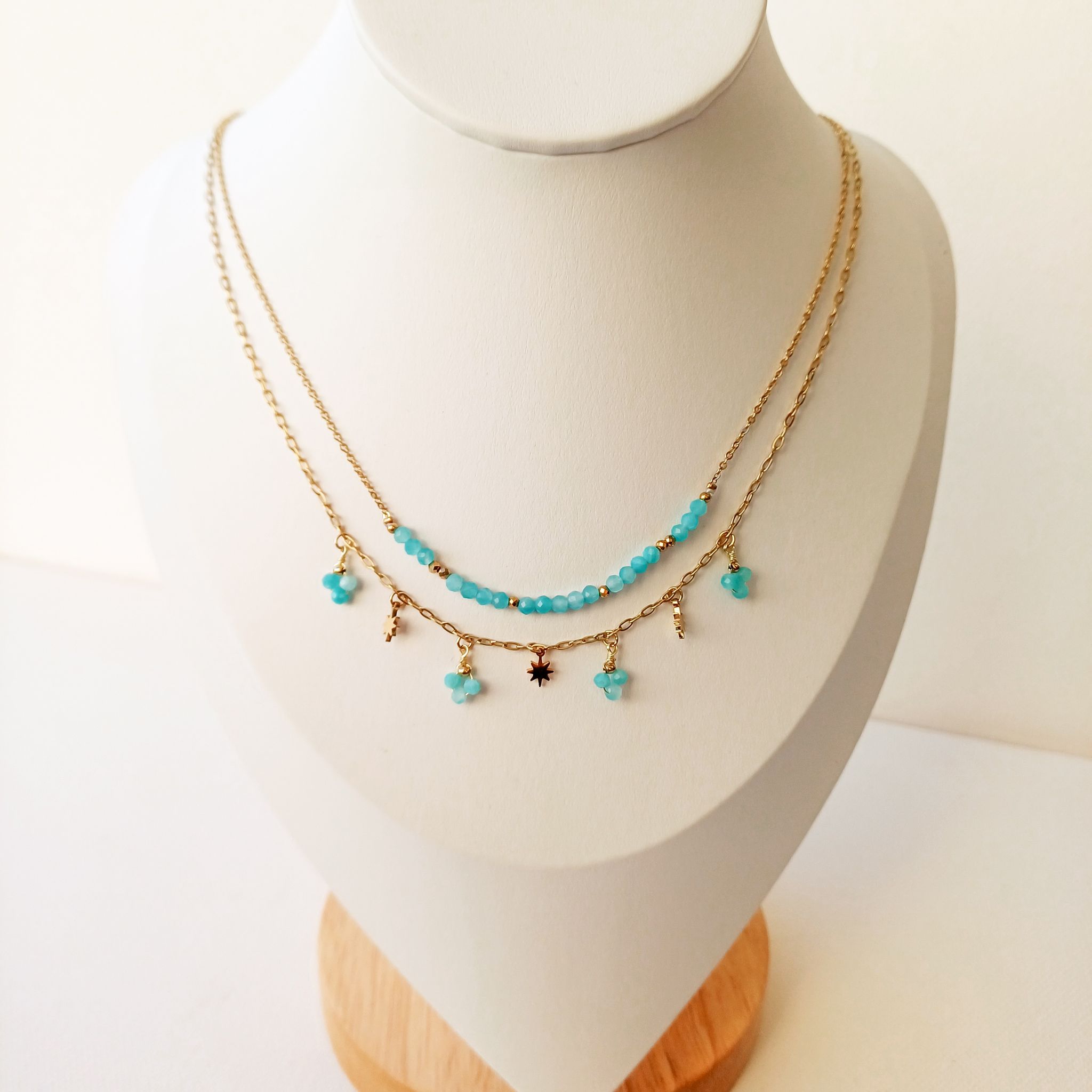 Blue Turquoise  Necklace_0