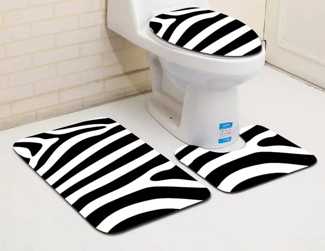  3 in 1 3D Bathroom toilet mats(big size) _0