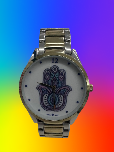 Two Toned Hamsa Watch_0