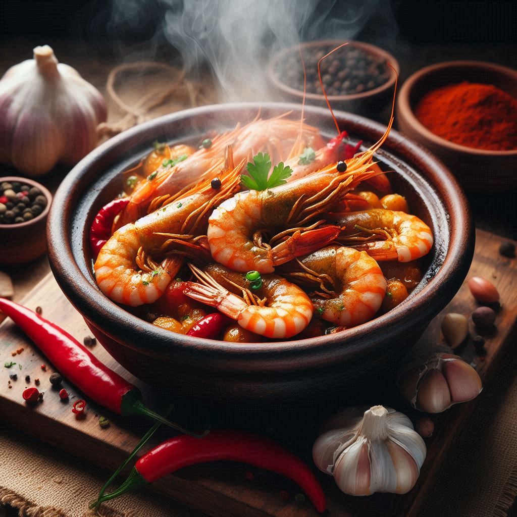 Tajine Crevettes Pil Pil_0
