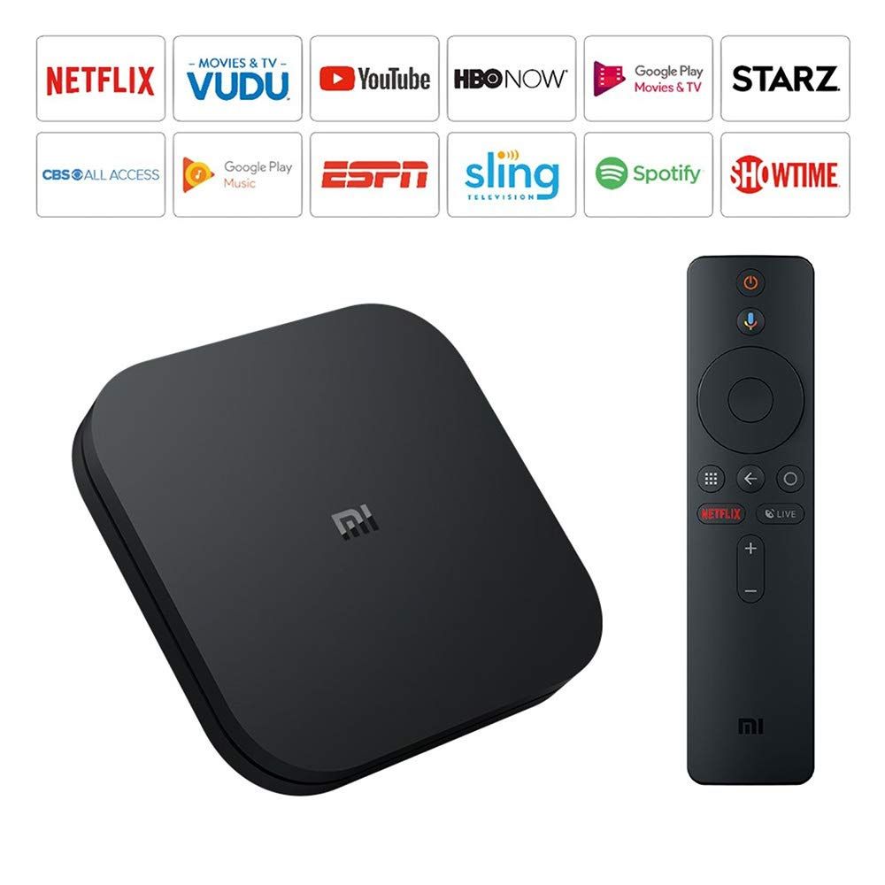 Xiaomi Mi Box S 4K HDR Android TV Remote Streaming Media Player with Google Assistant Streaming Device 4K Ultra HD_0