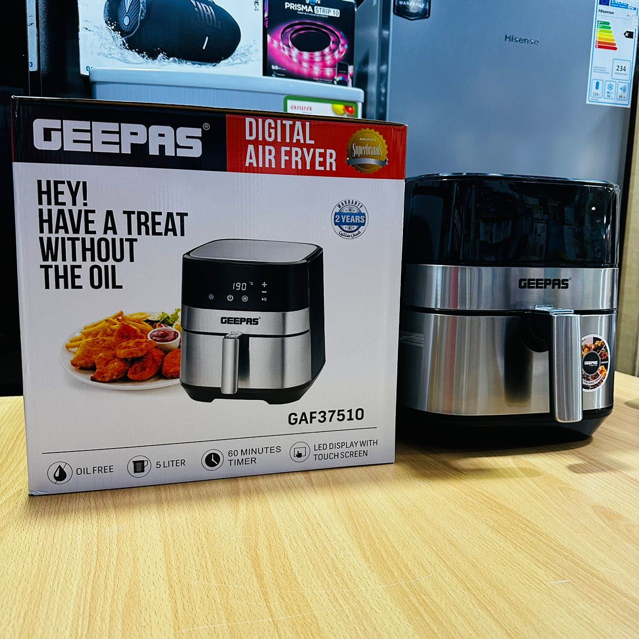 Geepas 5L digital air fryer GAF37510_0