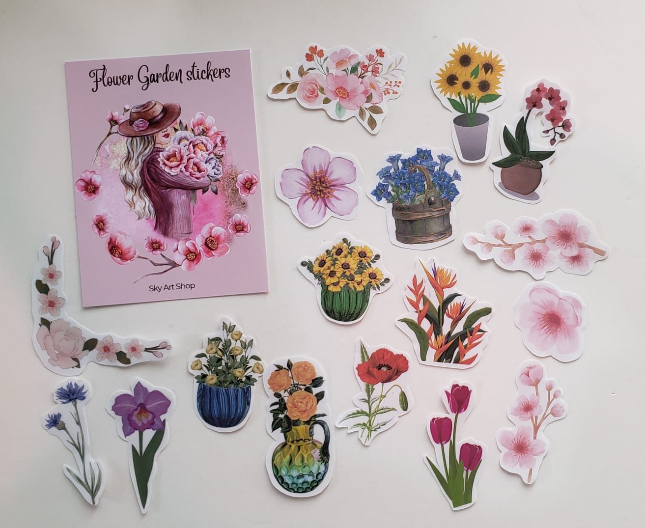 Flower Garden Sticker_0