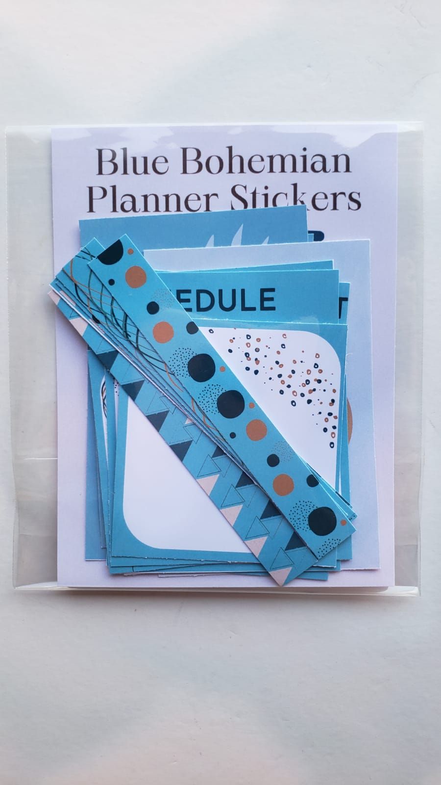 Blue Bohemian Planner Sticker_0