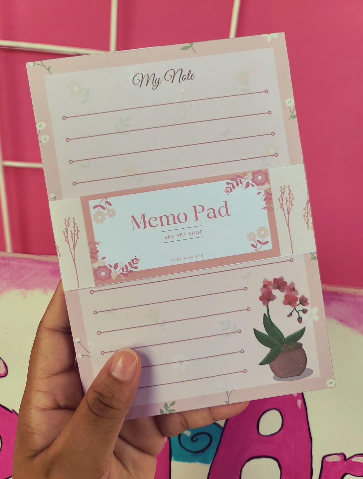 Floral large Memo pads_1