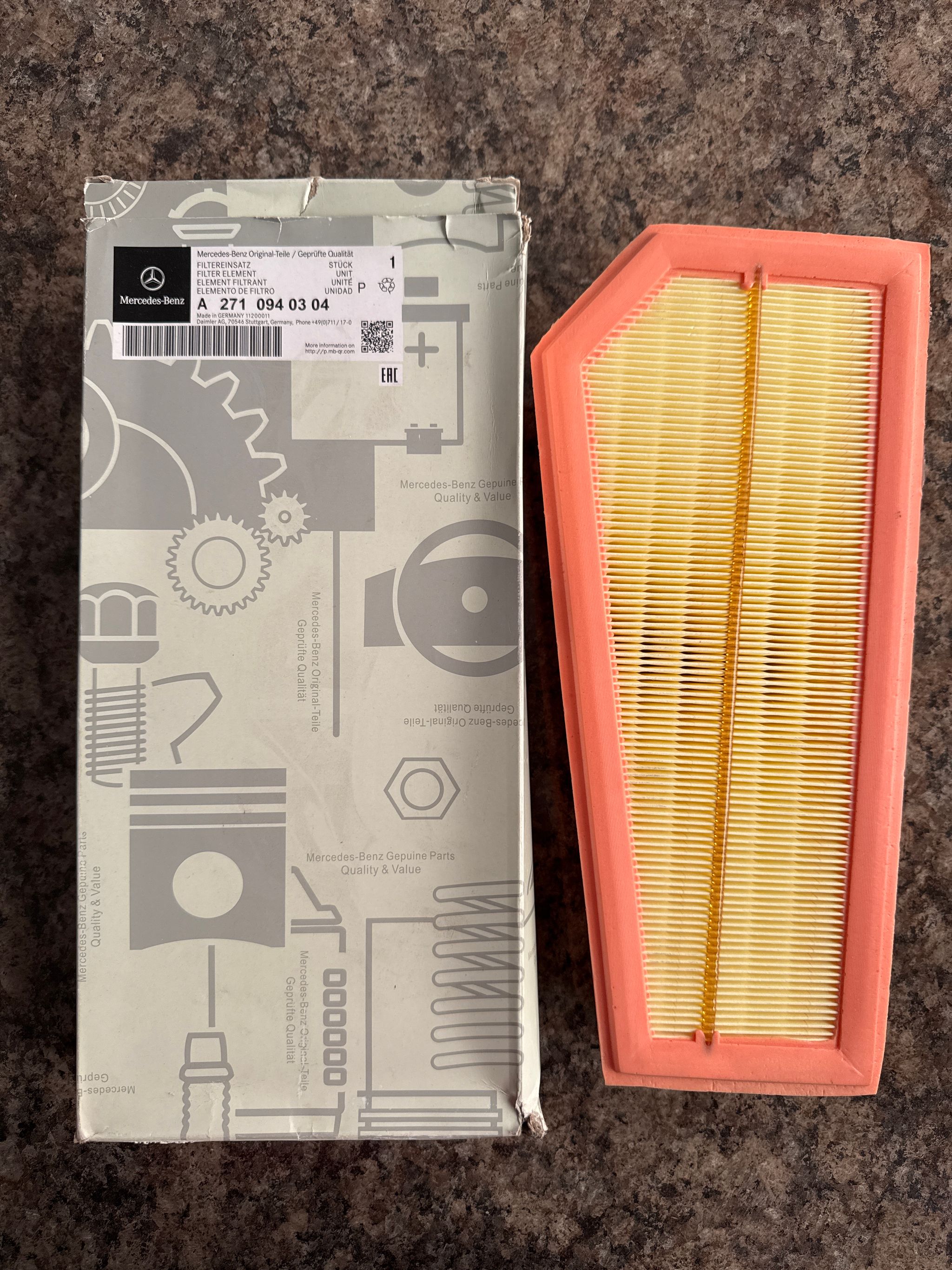 MERCEDES BENZ Air Filter A 271 094 03 04_0