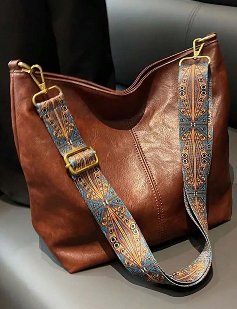 2024 New Large Capacity Women's Bag Fashionable Handbag Single Shoulder For Work And Outdoor Bags_0