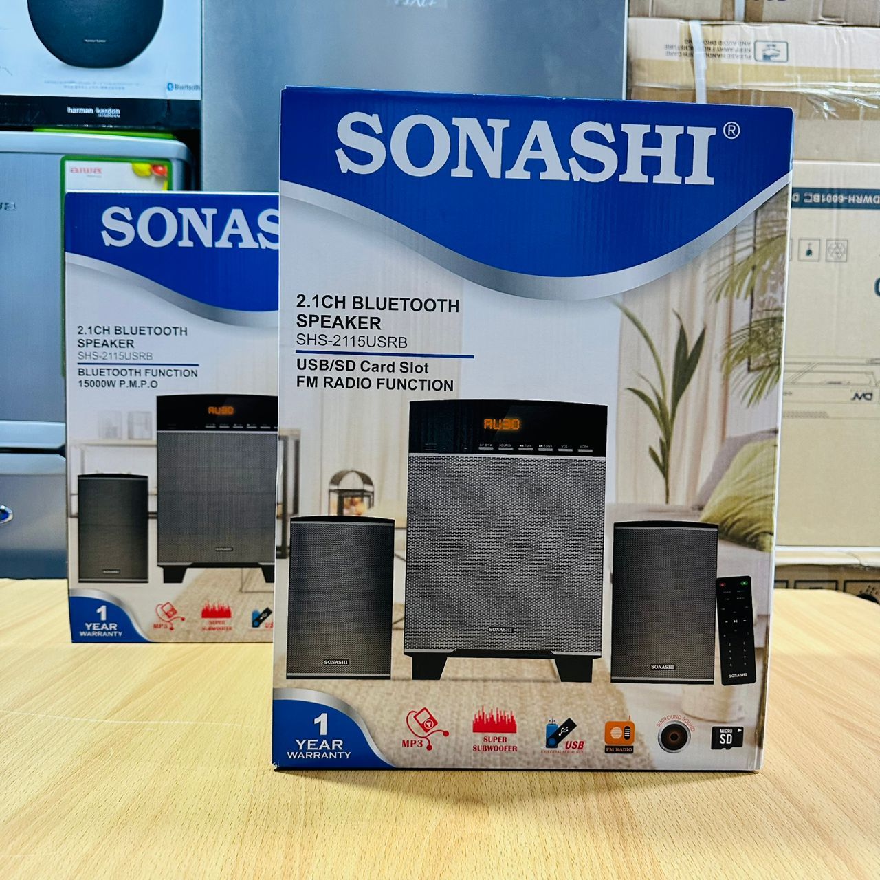 Sonashi 2.1ch Bluetooth speaker SHS-2115USRB_0