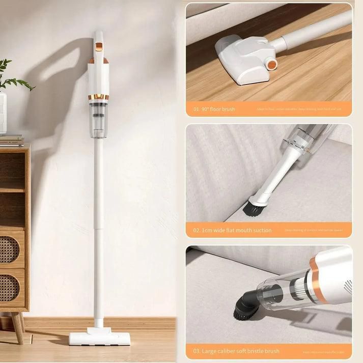 Handheld cordless vacuum cleaner USB rechargeable battery powered _6