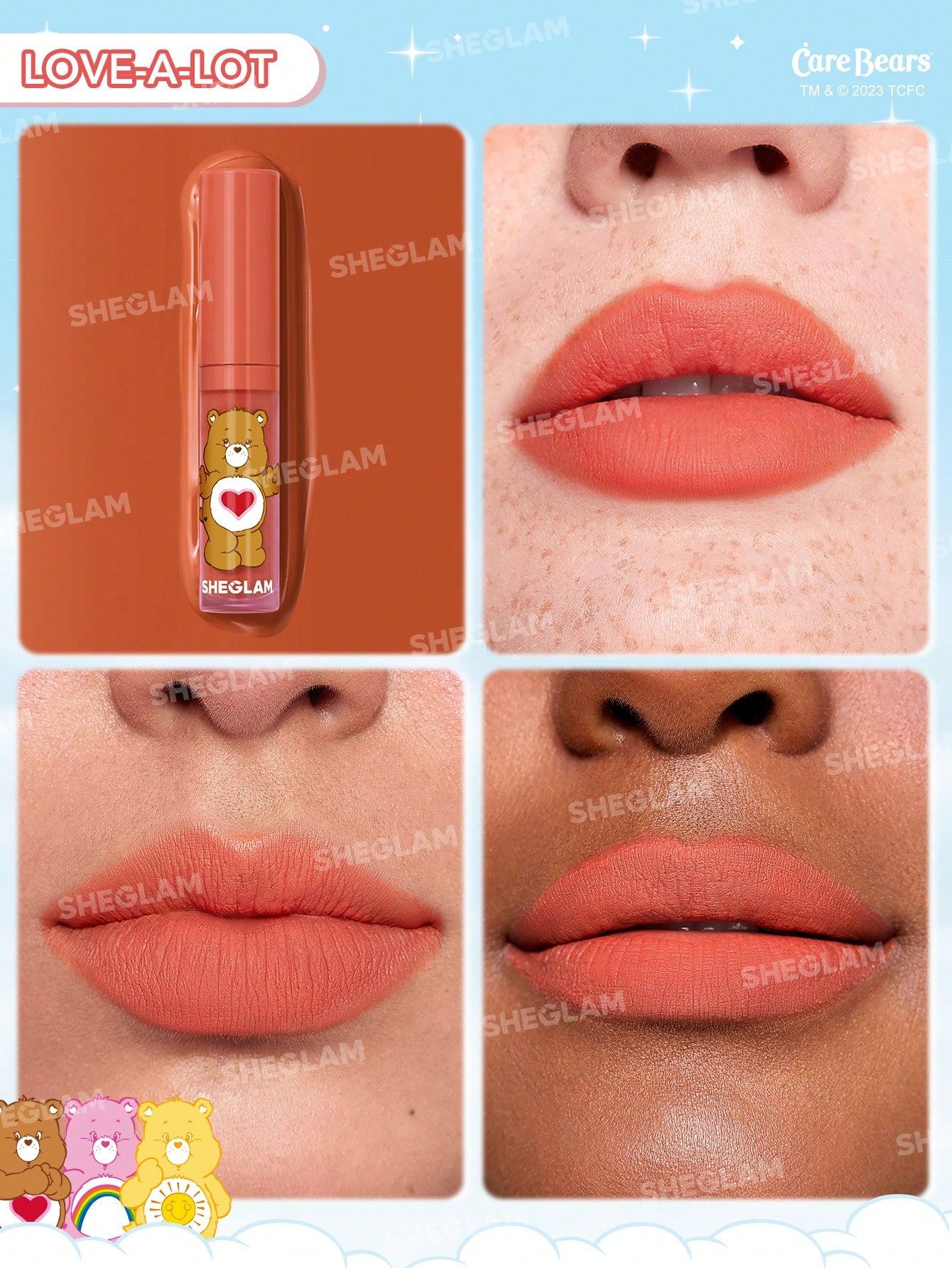 SHEGLAM X Care Bears Share A Smile Lip Set_4