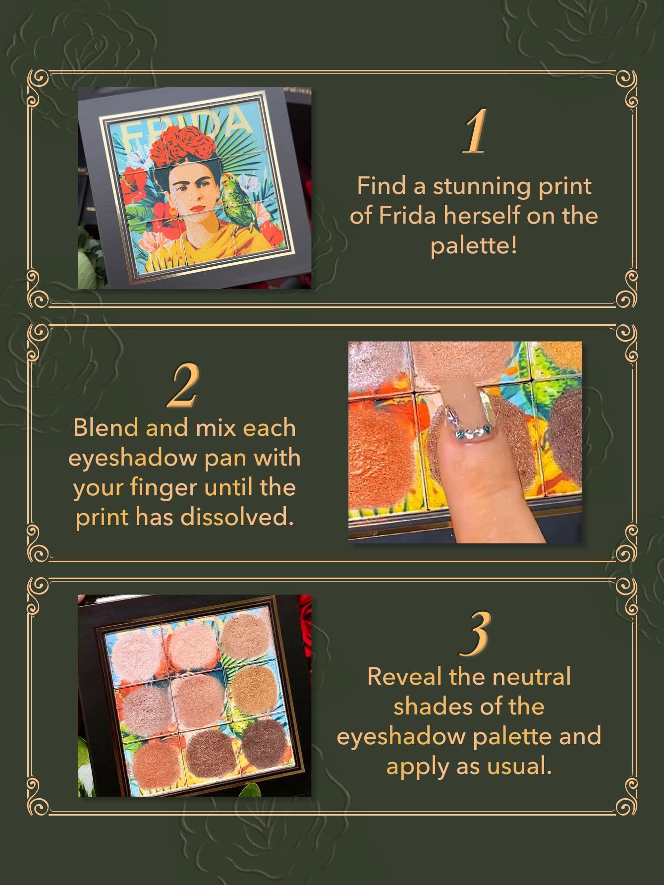 SHEGLAM X Frida Kahlo Masterpiece Eyeshadow Palette_5