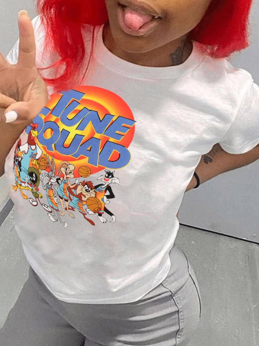 Plus Size Tune Squad Tee_0