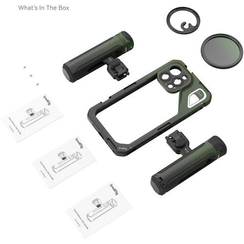 SMALLRIG DUAL HANDHELD PHONE CAGE KIT FOR IPHONE 15 PRO MAX_1