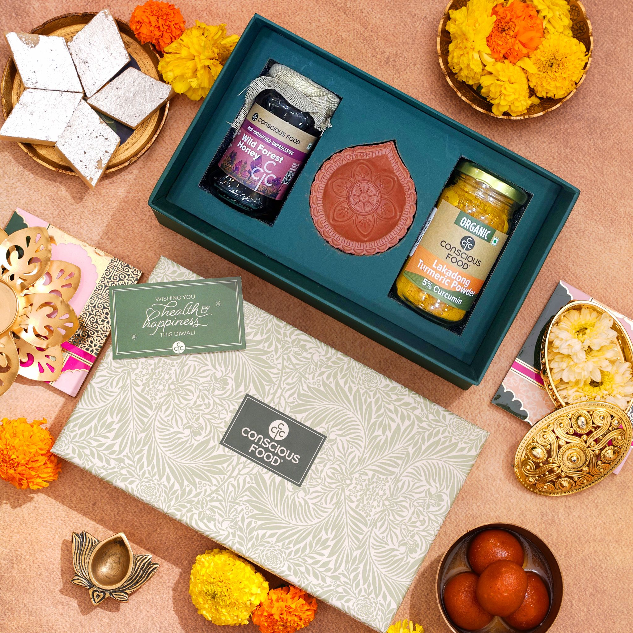 Conscious Food - Honey & Turmeric Duo Gift Box _0