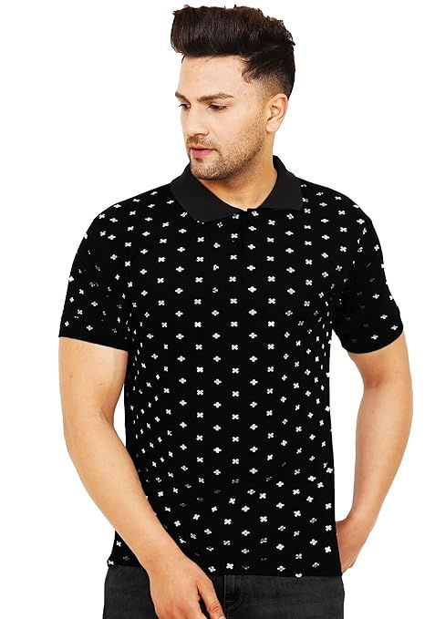 LEOTUDE Half Regular Fit Sleeve Men's Polo T-Shirt Combo Pack of 3_2