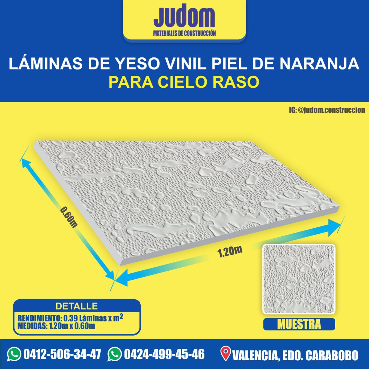 07JG010303│Lamina Yeso Vinil Piel de Naranja (1212x603mm)_0