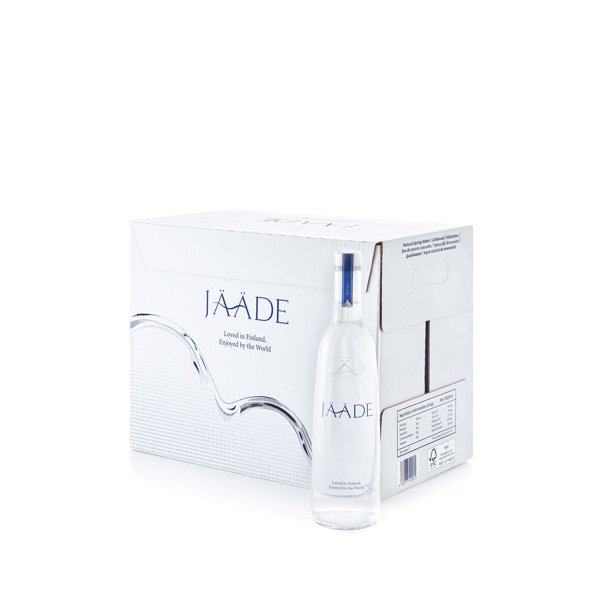 JÄÄDE Natural Spring Water Glass Bottle (750ml X 15bt)_1