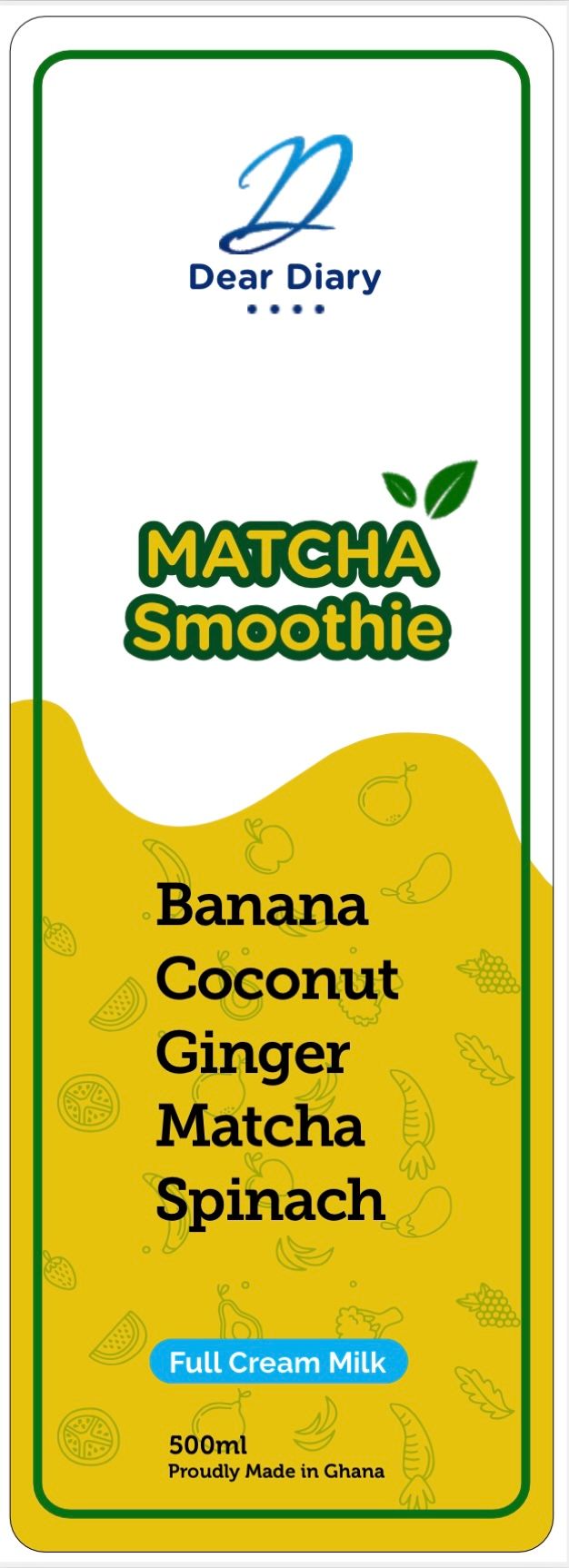 Matcha Smoothie (500ml)_1