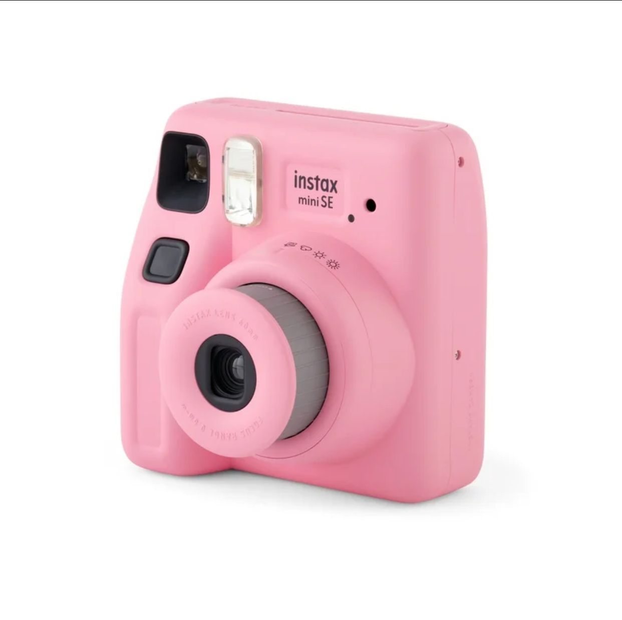 Fujifilm instax Mini SE Instant Camera with Bonus 10 pack Mini Film, Pink_2