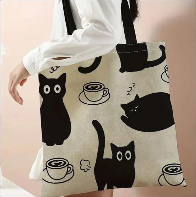 Cat Pattern Tote_0