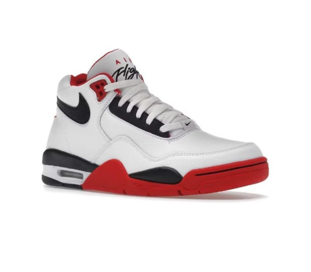  NIKE FLIGHT LEGACY High-top red and white _3