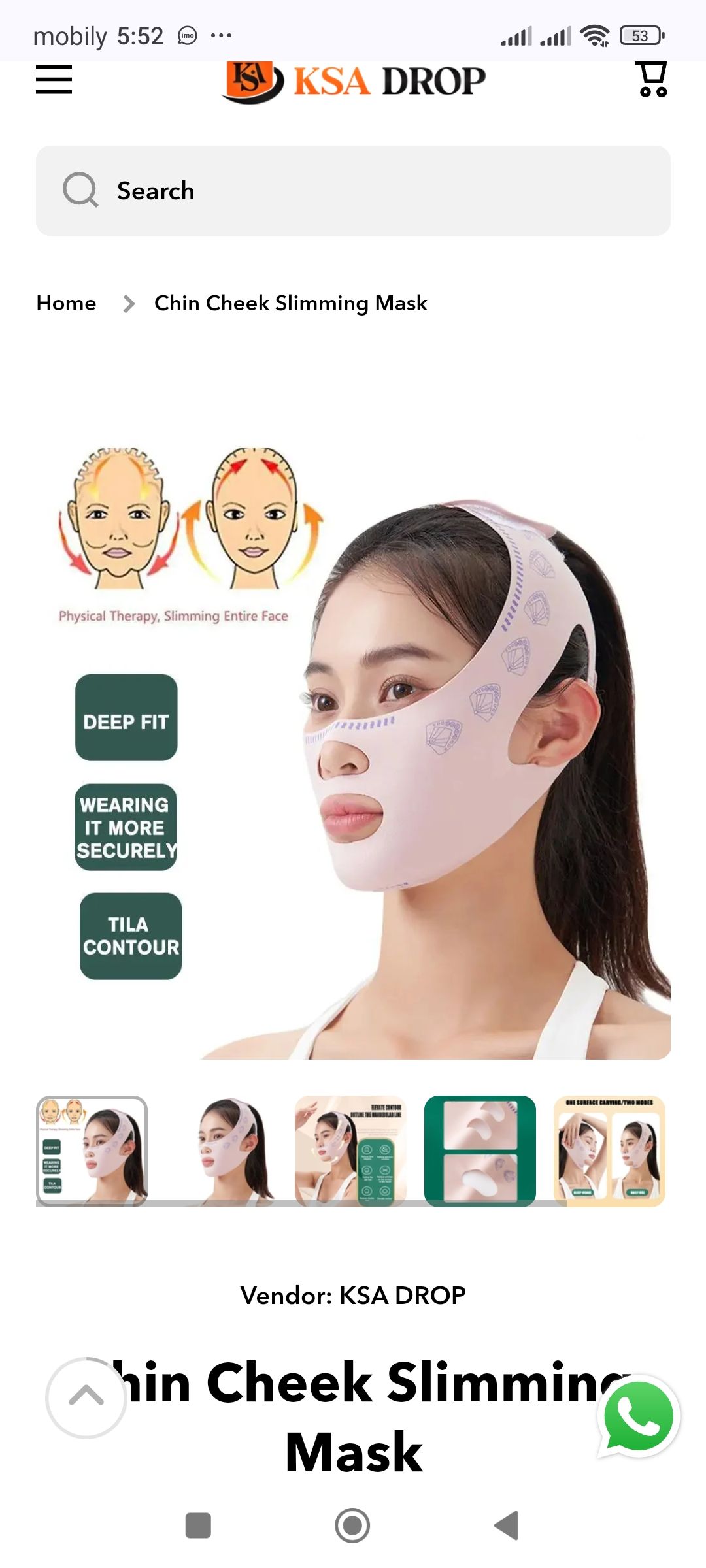 Chin Cheek slimming Mask_0