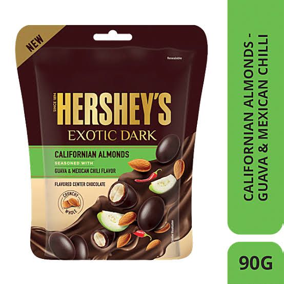 Hersheys Exotic Dark Guava & Almond 30g Pouch_0