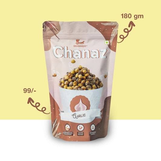 Dhananjay Chanaz Garlic Flavour 180g Pouch_0