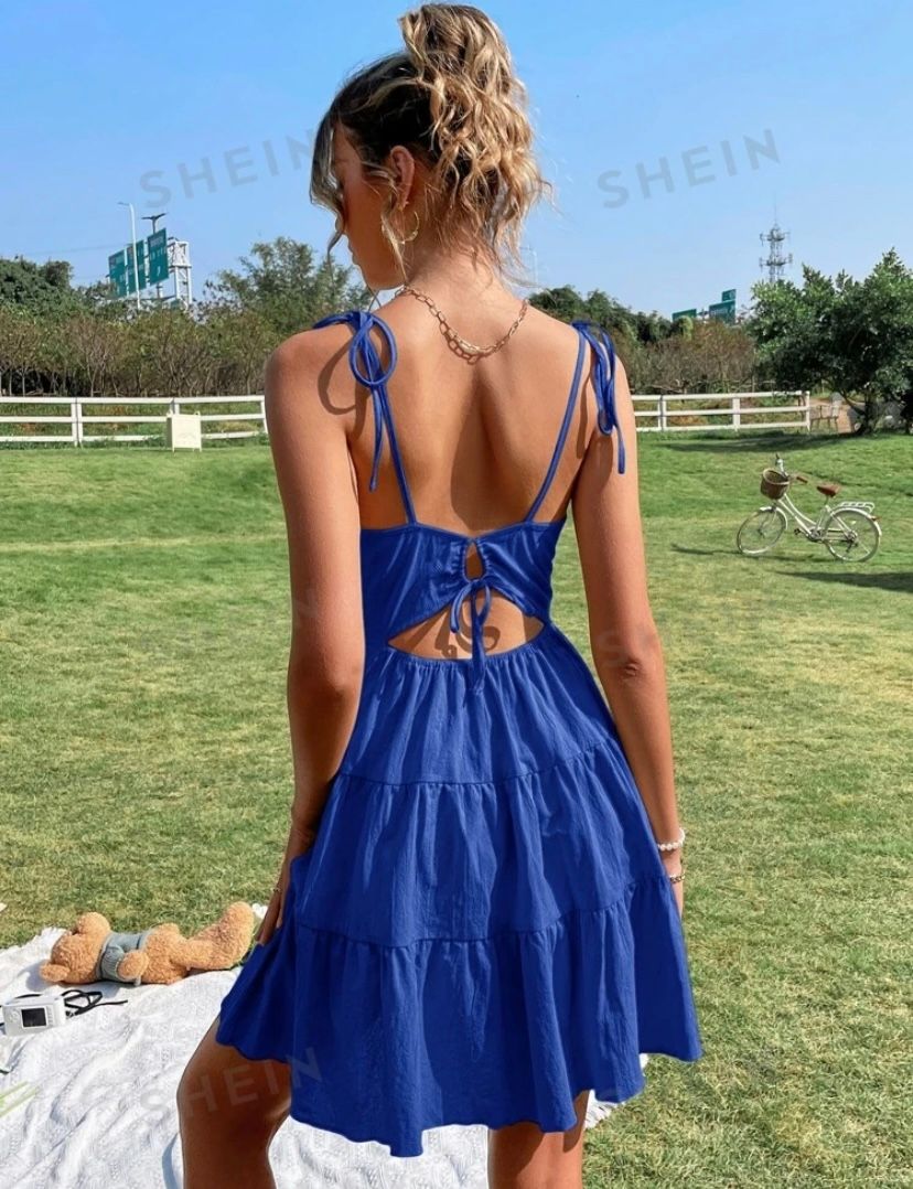 Robe Shein bleue_1