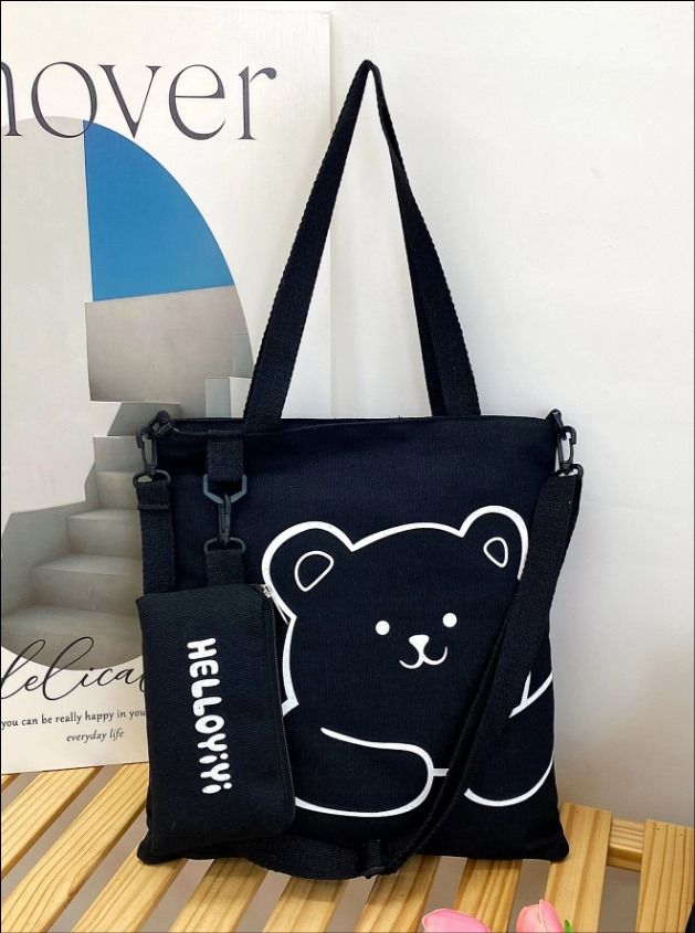 Canvas School Tote _0