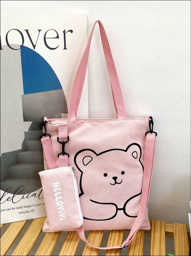 Canvas School Tote _2