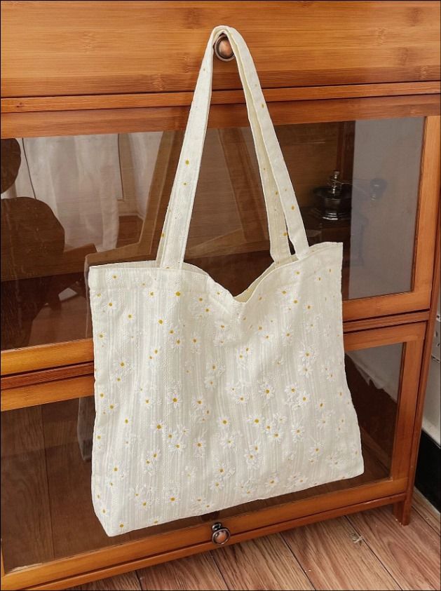 Daisy Floral Tote_0