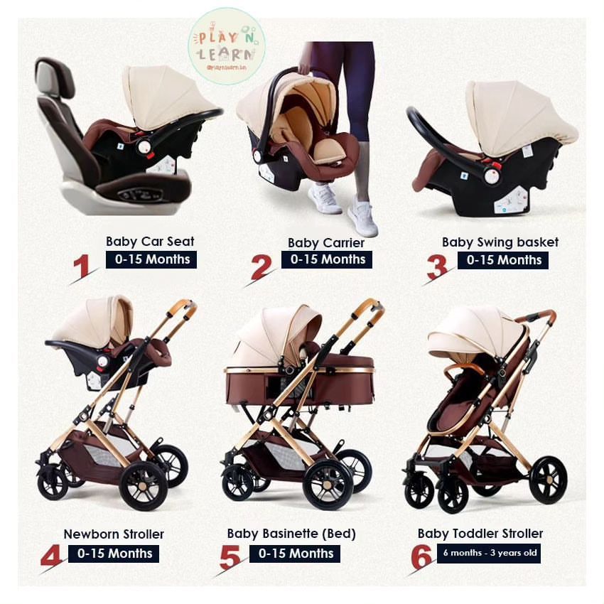 4 in 1 NEW BAS STROLLER High Spec (INSTOCK)_3