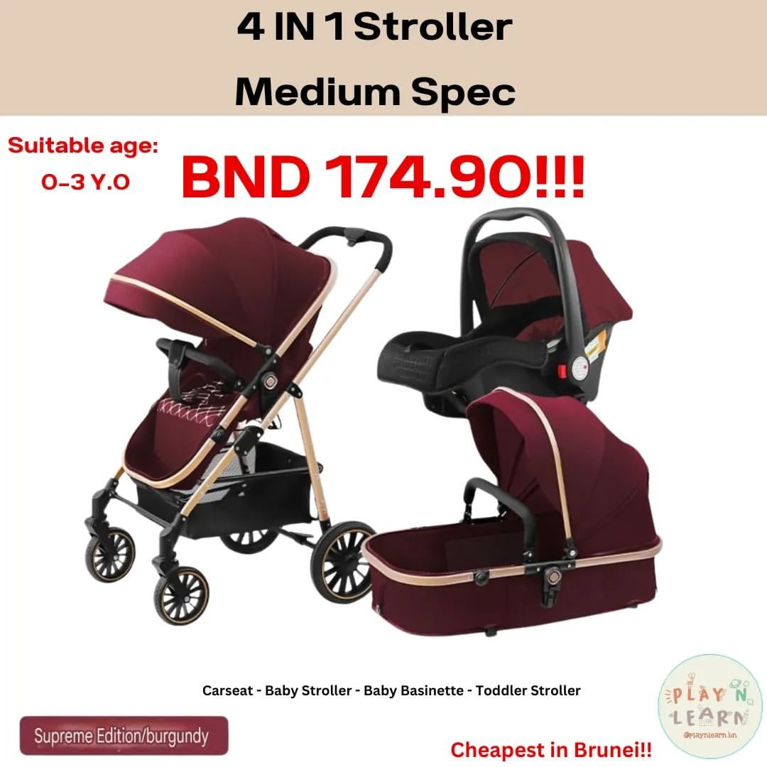 4 IN 1 NEW BAS STROLLER Medium Spec (INSTOCK)_1