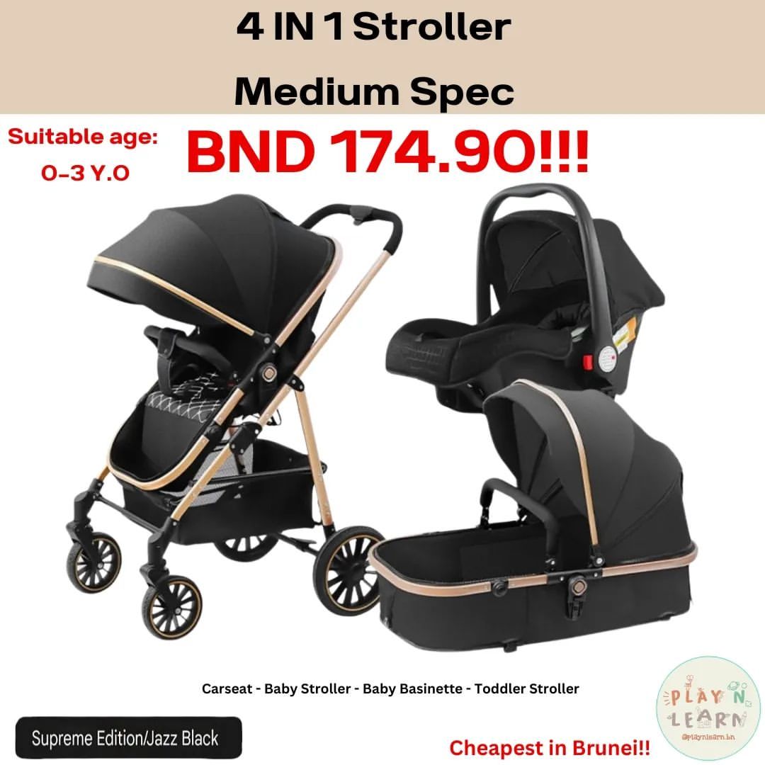 4 IN 1 NEW BAS STROLLER Medium Spec (INSTOCK)_2