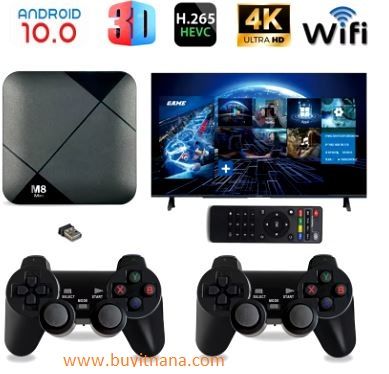 Game Machine 4k Ultra HD and Android TV 9.0+ GAME (M8 MINI)_2