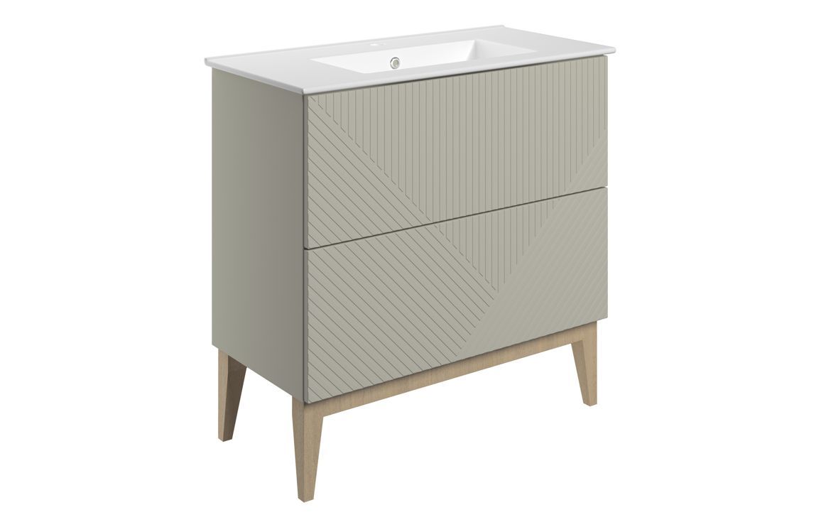 Tonbridge Floor Standing 2 Drawer Basin Unit & Basin 3 colours available_2