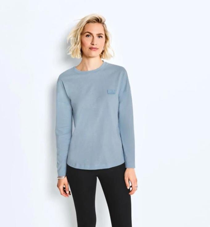 esmara® Women's cotton T-shirt with long sleeves_1