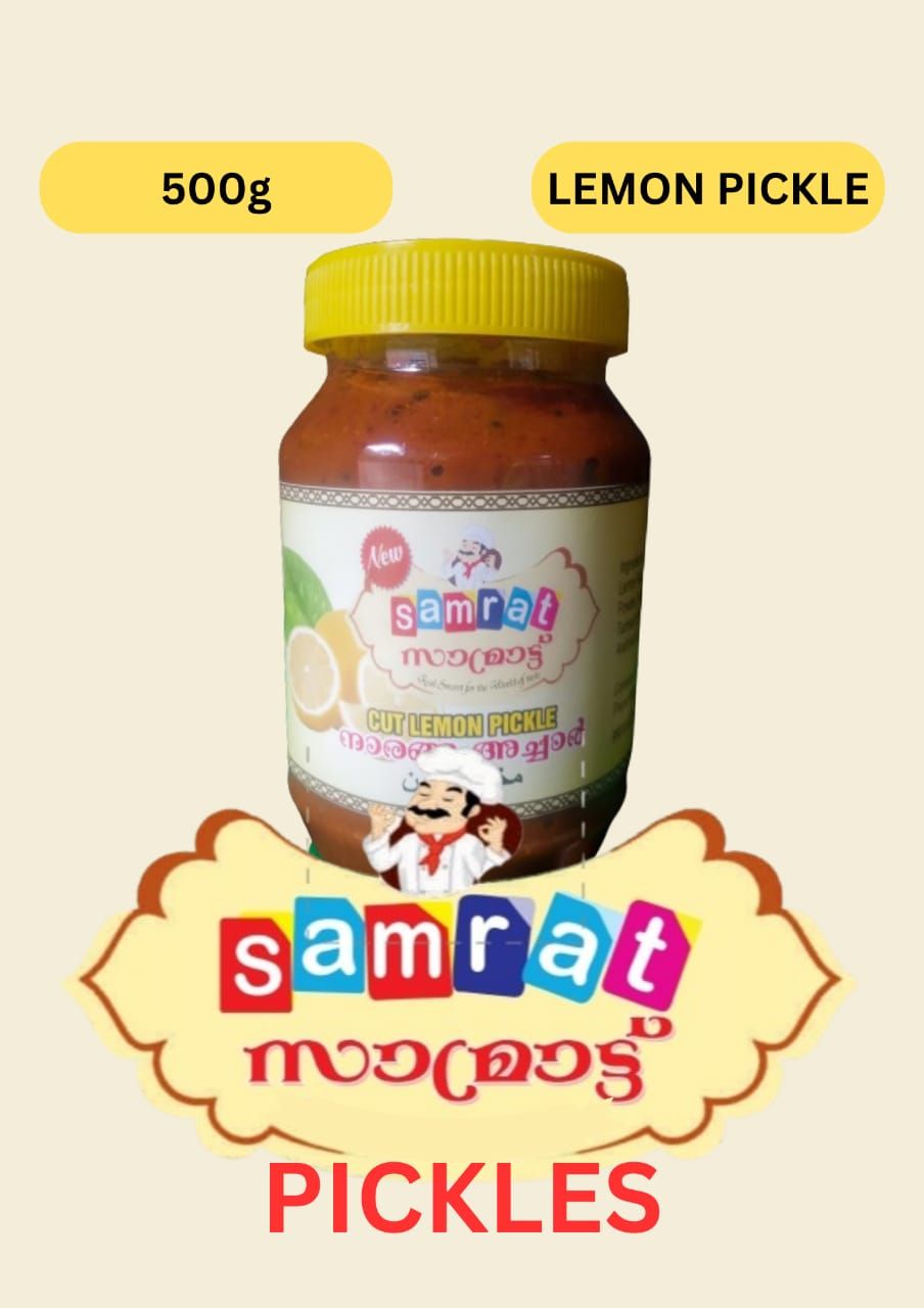 SAMRAT PICKLES MANGO/LEMON 500g JAR_1