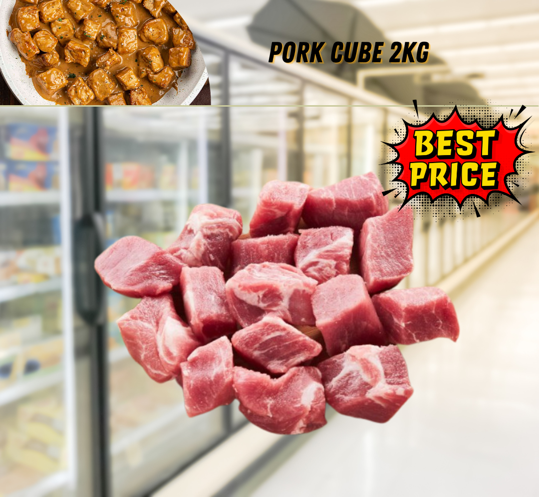 Pork cube 2kg - 猪肉丁_0