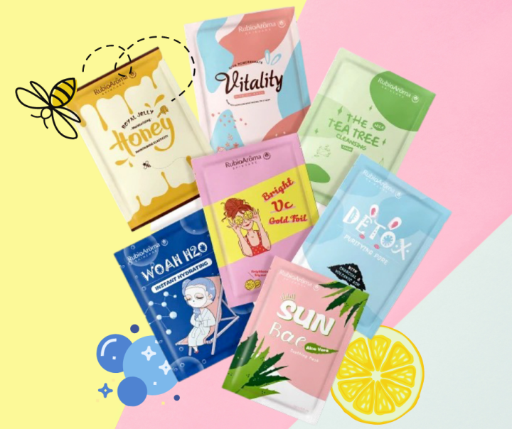 10 Pc Mixed Face Sheet Mask_0