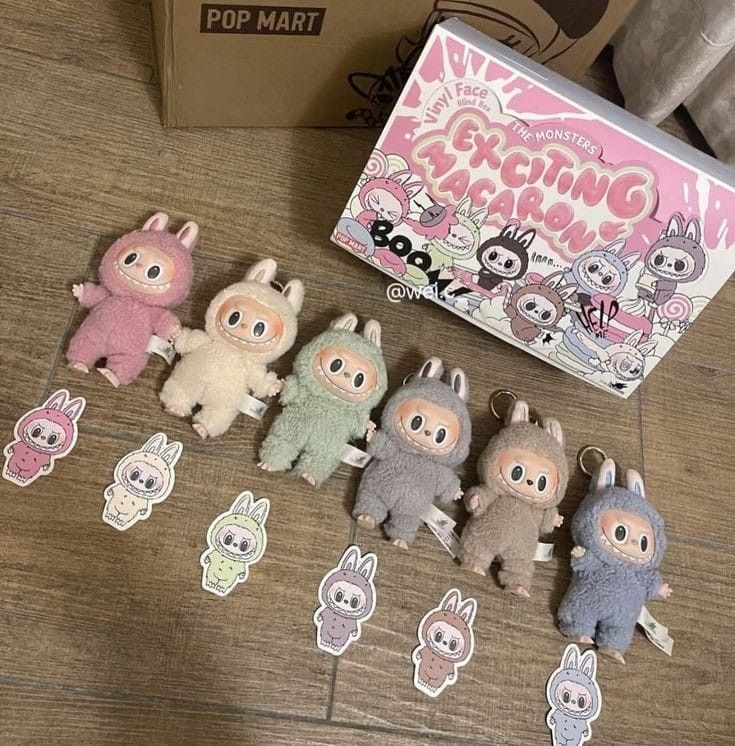 Paket Hemat 2 pcs Labubu Blind Box Exciting Macaron_0