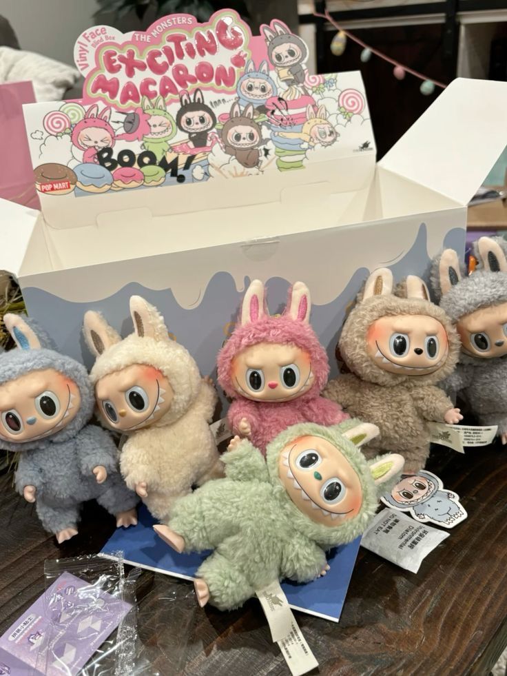 Set Labubu Blind Box Exciting Macaron (6 Pcs)_0